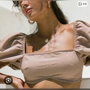 Sabo Skirt Crop Top, NWT